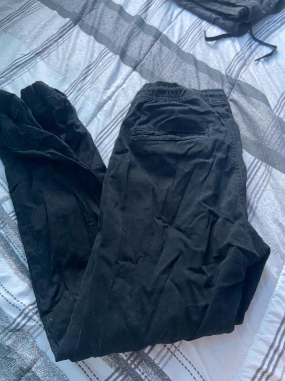 Bluenotes Black Denim Jogger Pants